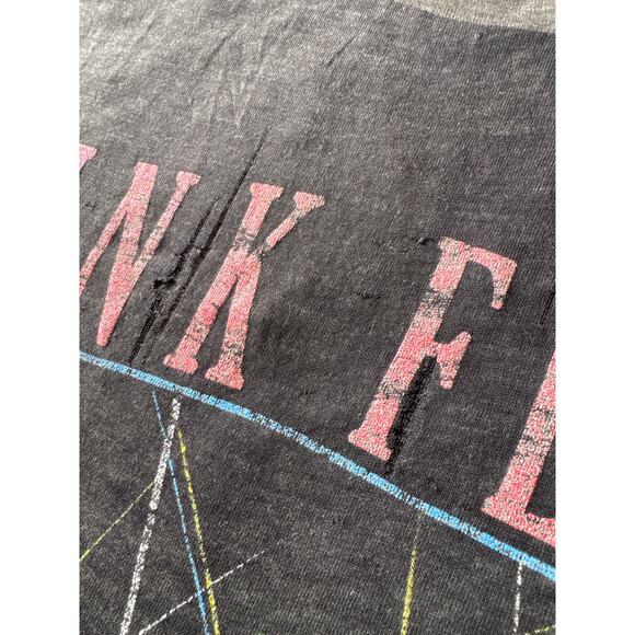 Vintage ‘87 Pink Floyd Tour Paper Thin USA Made Single Stitched Thrashed Band T - Picture 5 of 9